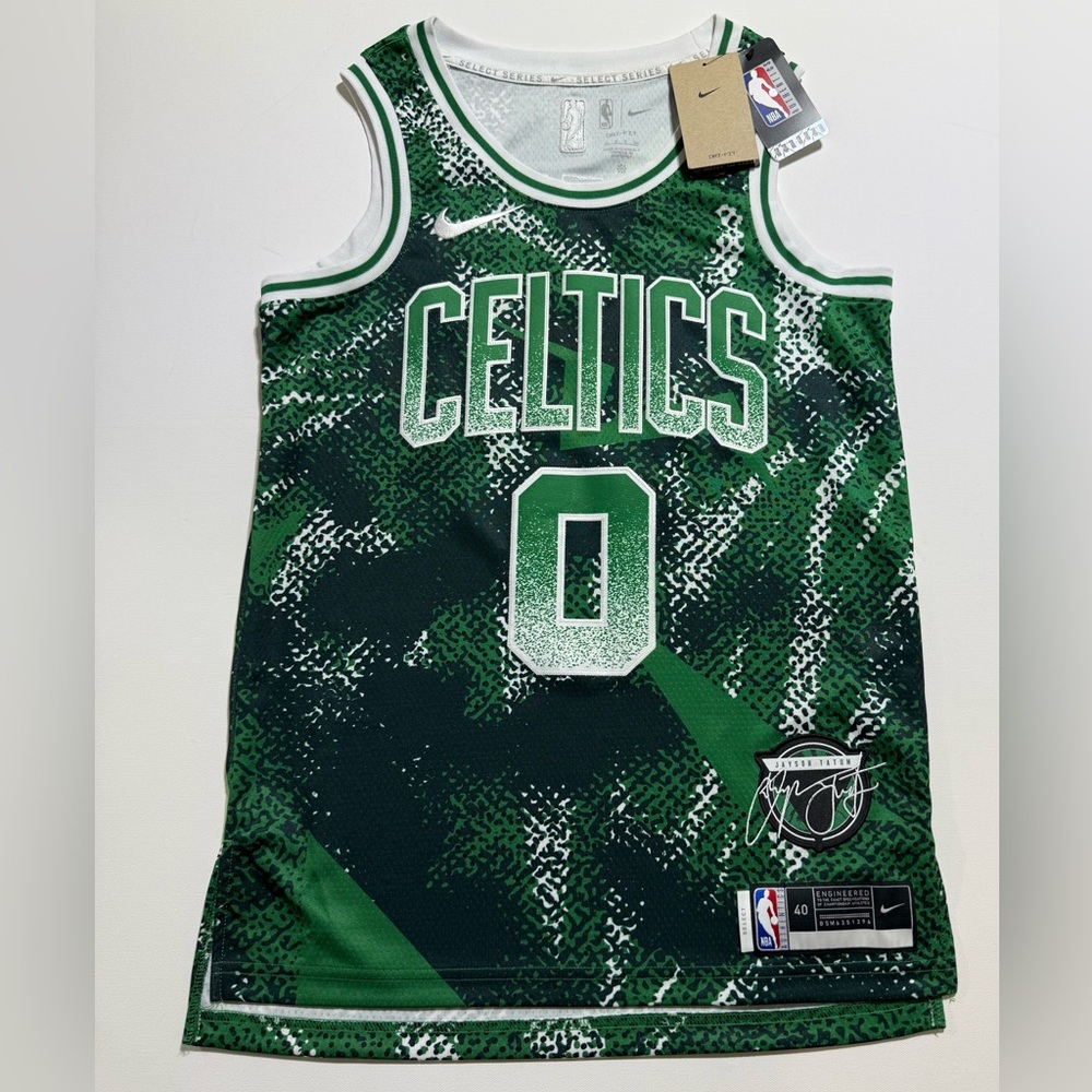 Boston Celtics Jayson Tatum Nike Green 2025 Select Series Swingman Player size S
